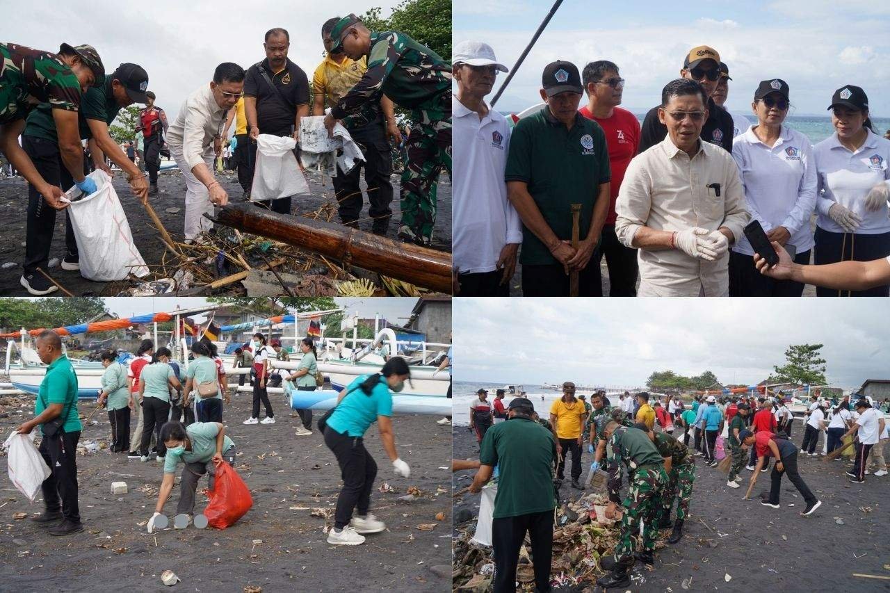 Bupati Satria Pimpin Aksi Bersih Sampah Plastik di Klungkung | Informasi Seputar Bali