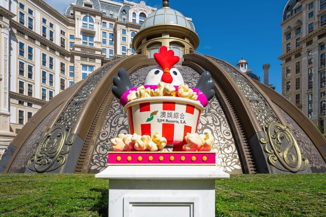 Jardim Secreto berubah menjadi “Samtastic Garden”, lokasi ideal untuk foto keluarga.